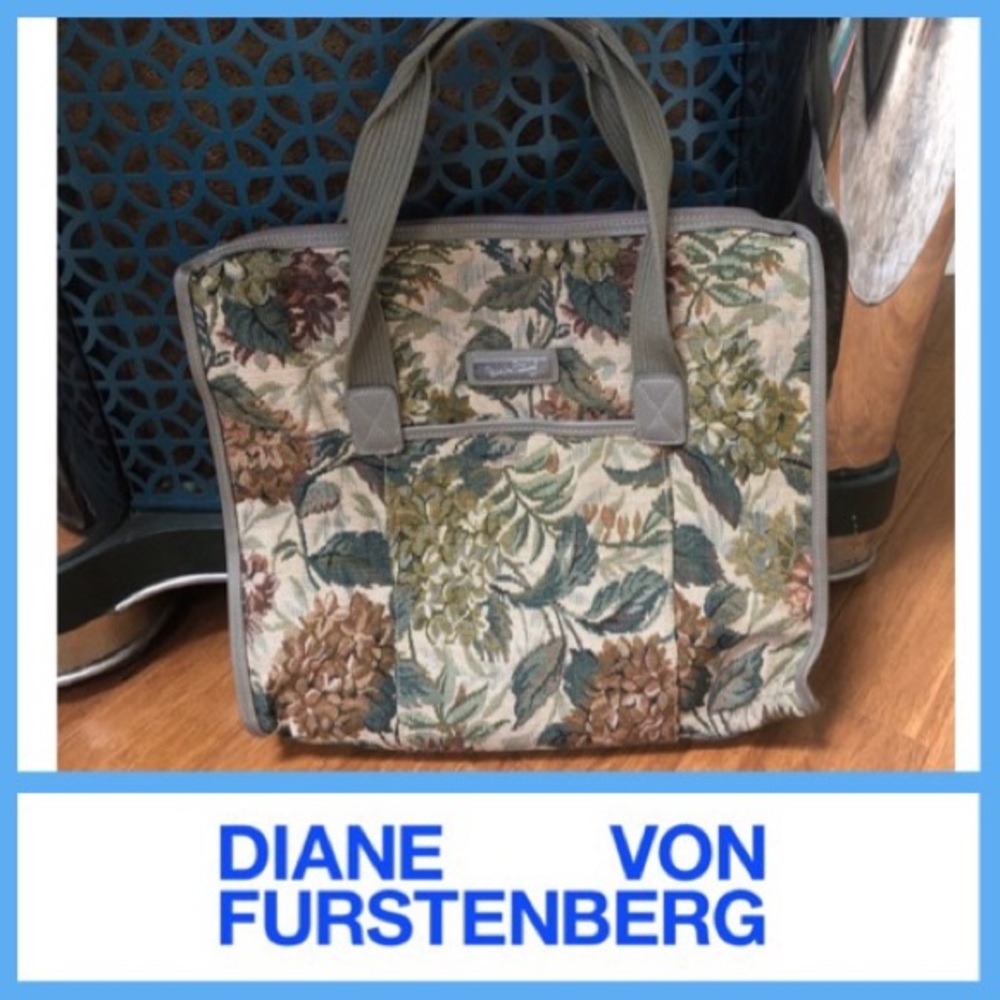 Vintage Diane von Furstenberg Carpet Bag